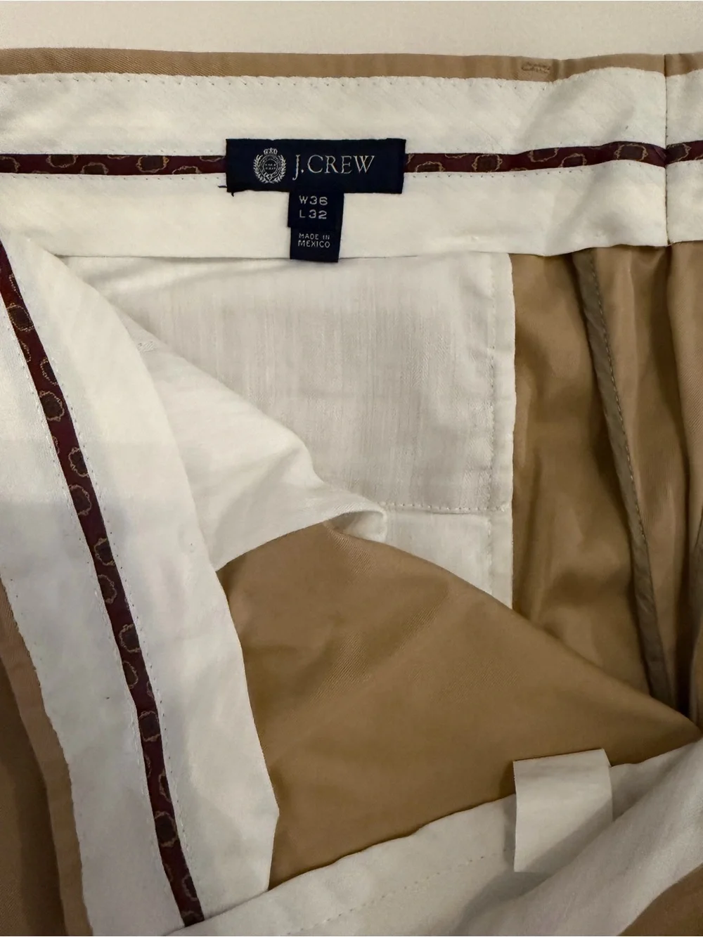 J. Crew Men's Chinos in Khaki